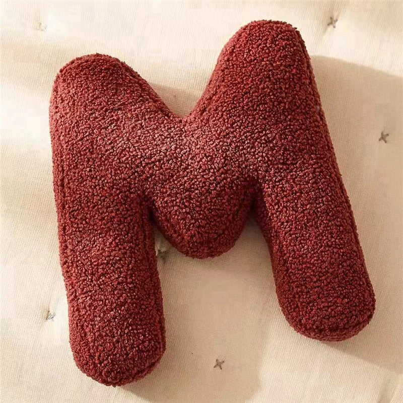 Stornfield | Fleece Alphabet Letter F Cushion