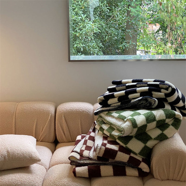 Plain Check Throw | Stornfield