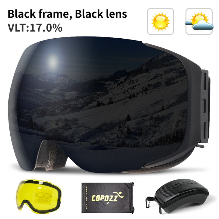 Magnetic UV Protection Anti-Fog Ski Goggles | Stornfield