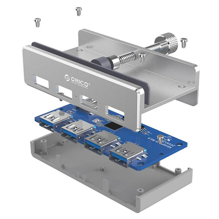 4 Port Clip-Type USB 3.0 Aluminum Hub | Stornfield