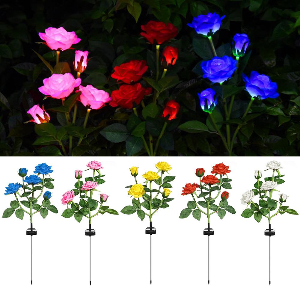 LED Solar Rose Decorative Light | Stornfield