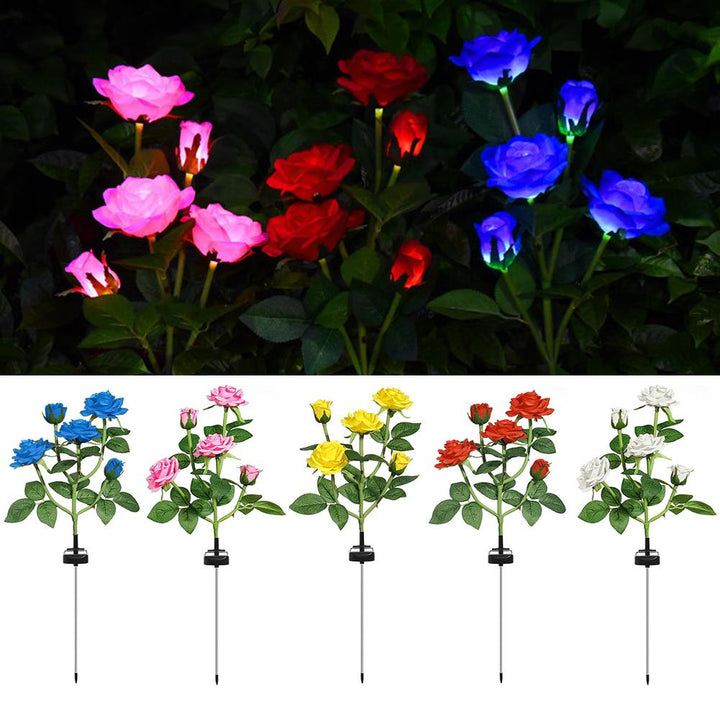 LED Solar Rose Decorative Light | Stornfield