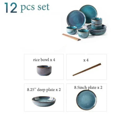 Anatoli 12-Piece Dinnerware Set Stornfield
