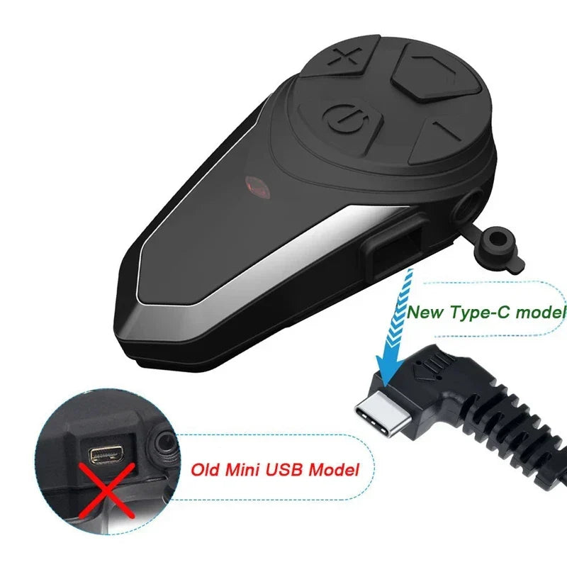 Stornfield | Motorcycle Helmet Bluetooth Intercom with FM & 1000m Range – RoadLink S3