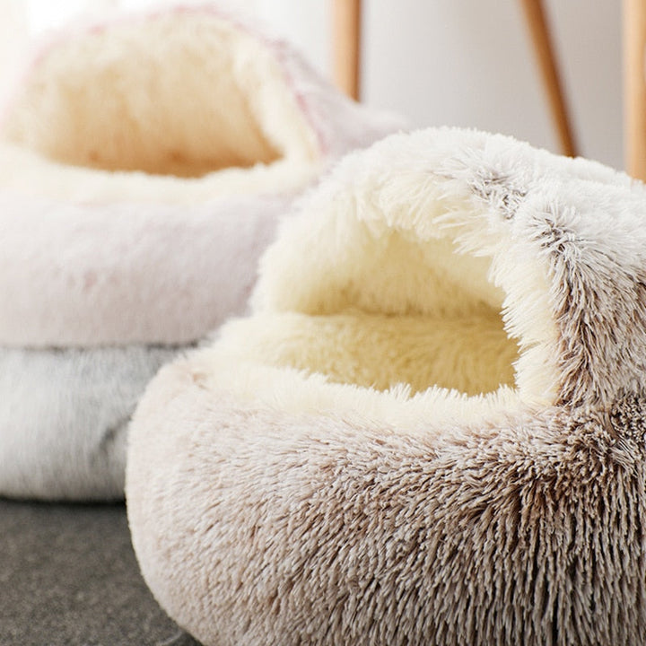 Round Plush Dog Bed | Stornfield