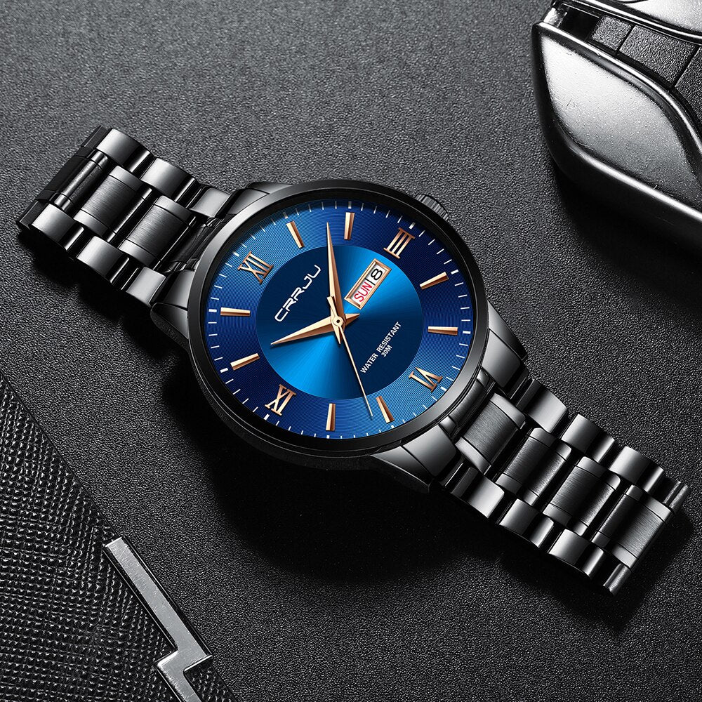 Stornfield | Men's Luxury Waterproof Sports Watch – Stainless Steel Quartz Chronograph