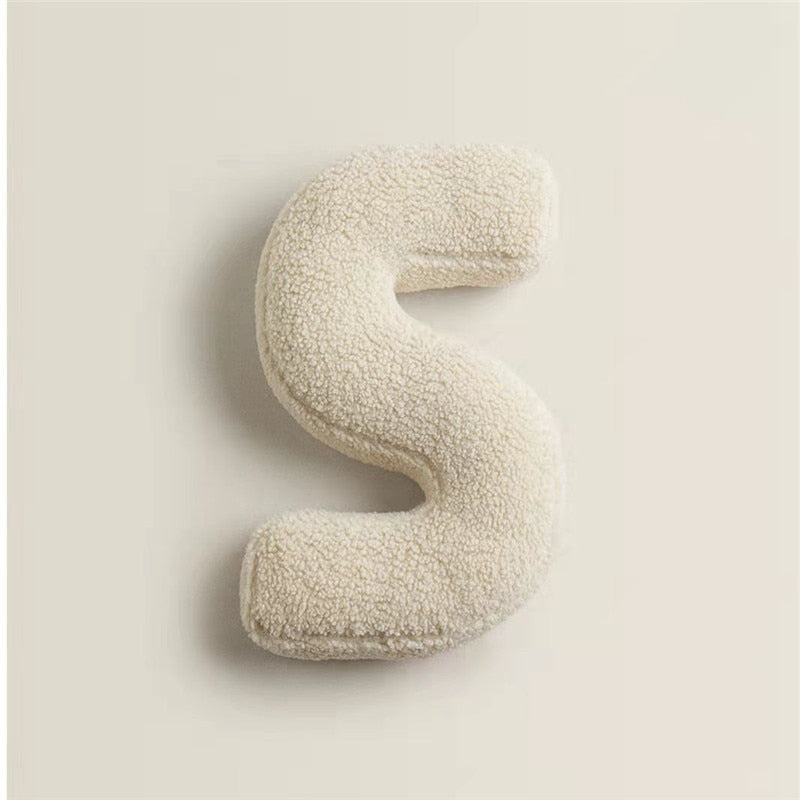 Stornfield | Fleece Alphabet Letter F Cushion