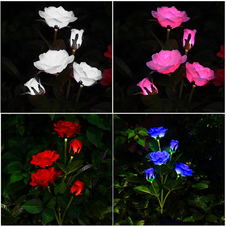 LED Solar Rose Decorative Light | Stornfield