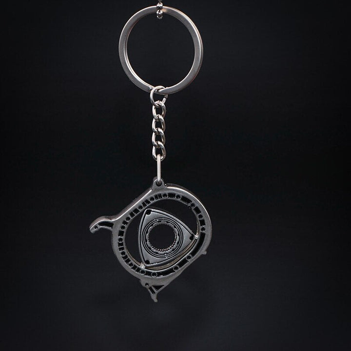 Spinning Rotor Metal Keychain | Stornfield