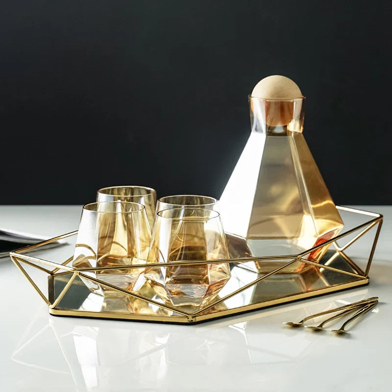 Polygon Glass Tray Stornfield