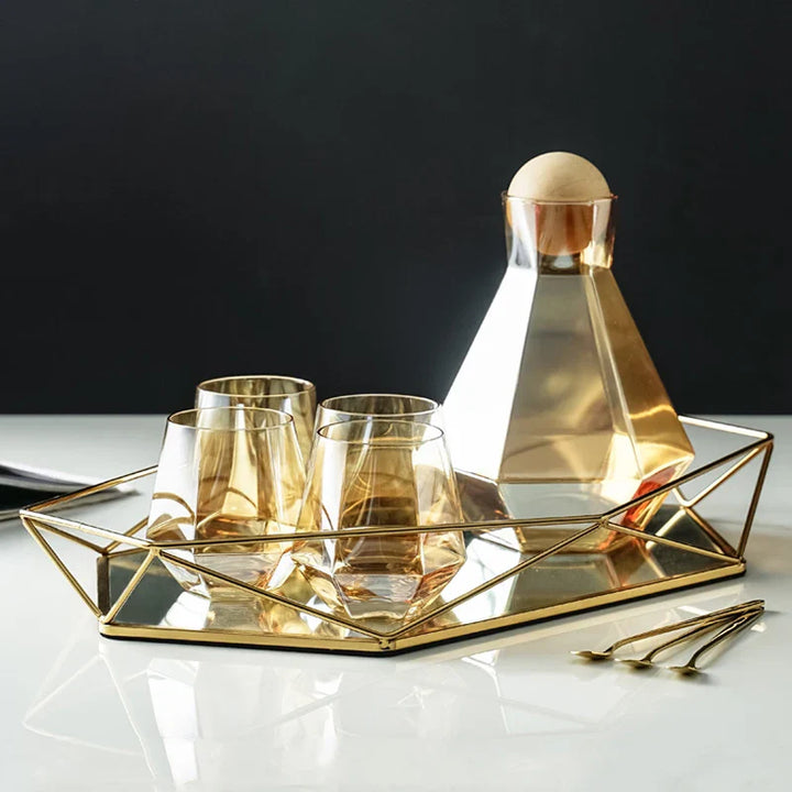 Polygon Glass Tray Stornfield