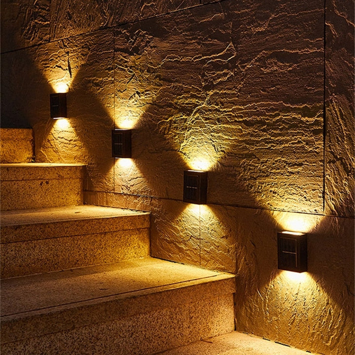 Solar Finish Fence Lighting - IP65 Weatherproof Solar LED Wall Light for Outdoor | Stornfield