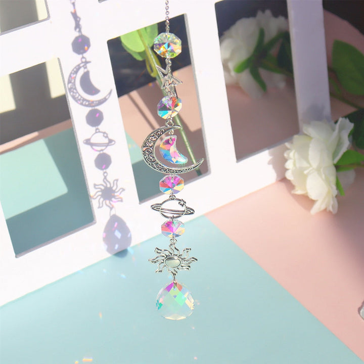 Dream Combo Symphony Crystal Wind Chime Moon Sun Catcher | Stornfield