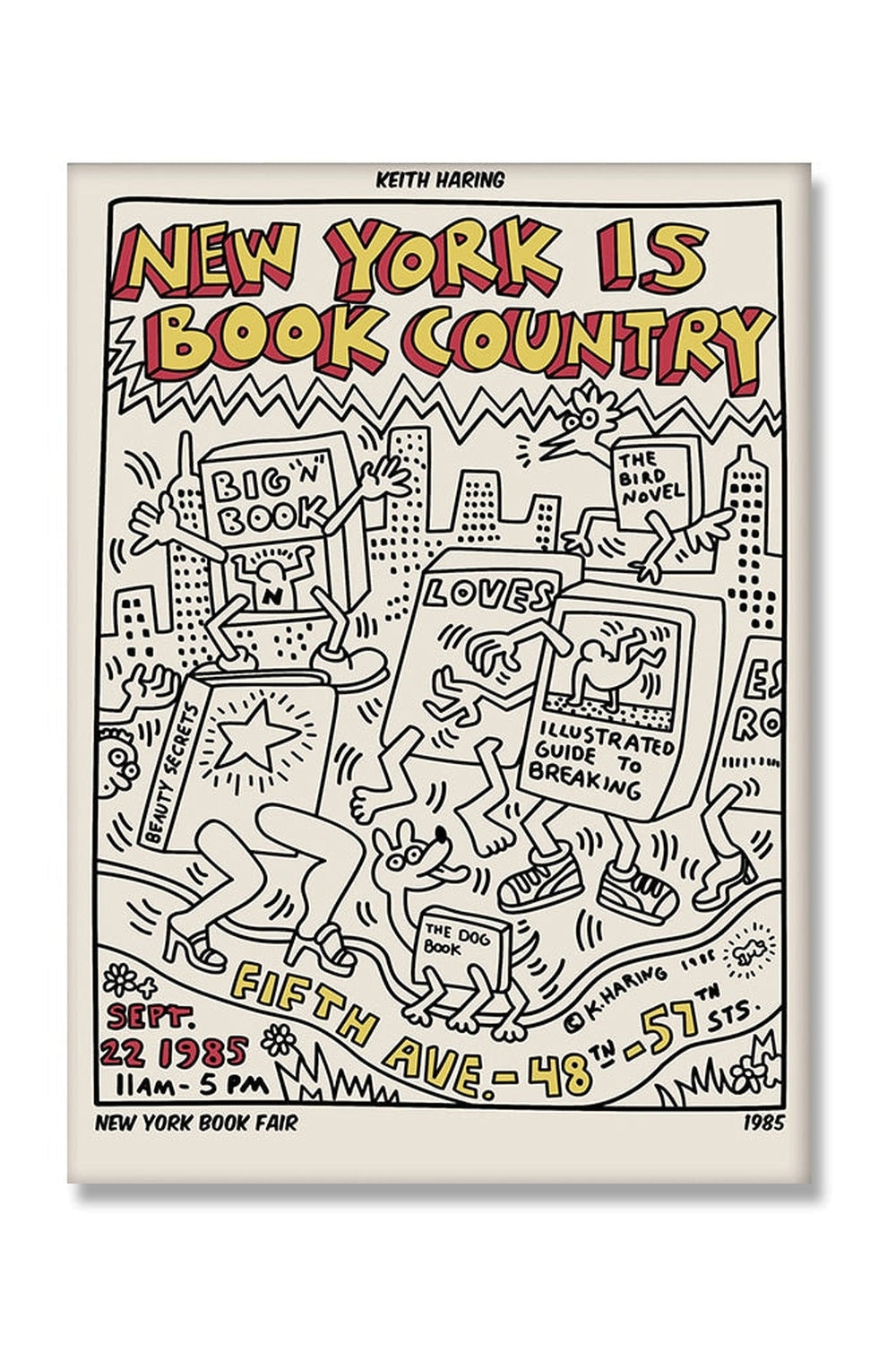 Stornfield | Keith Haring Inspired Canvas Art
