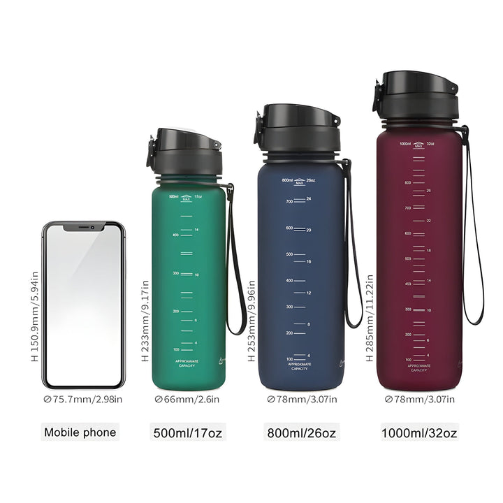 Stornfield | HydraShake | Sports Shaker Bottle - BPA-free & Leak-proof
