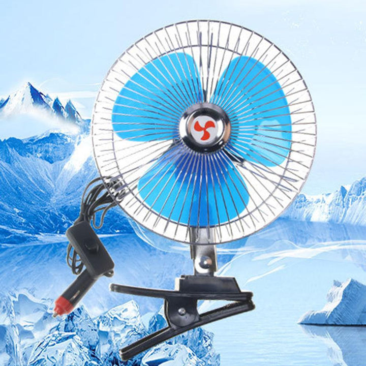 Mini Adjustable Cooling Car Clip Fan | Stornfield