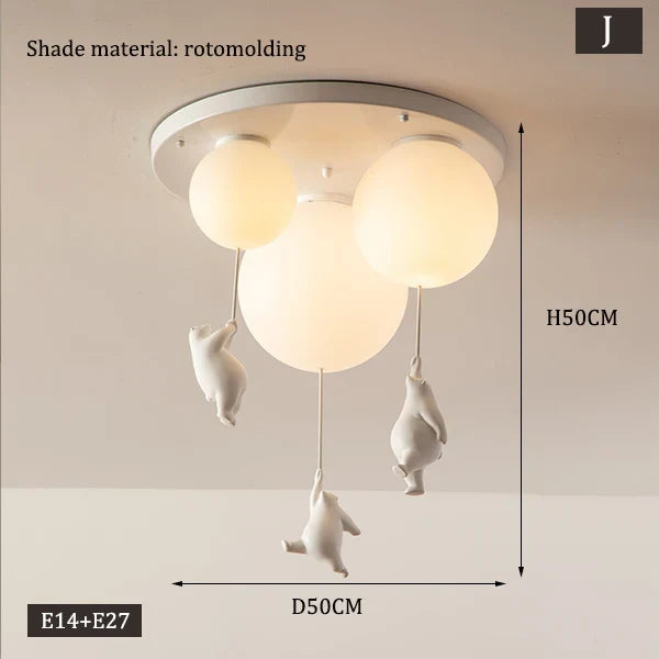 Stornfield | Hanging Bear Balloon Lamp