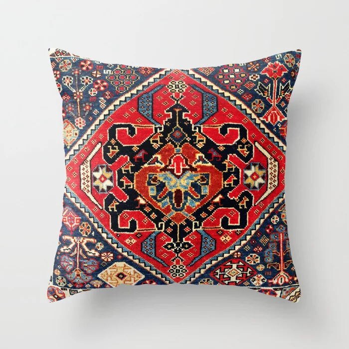 Stornfield | Nordic Moroccan Style Cushion Cover, Luxury Indian Boho Living Room Bedroom Cushion Cover, Lumbar Cushion, Home Decor