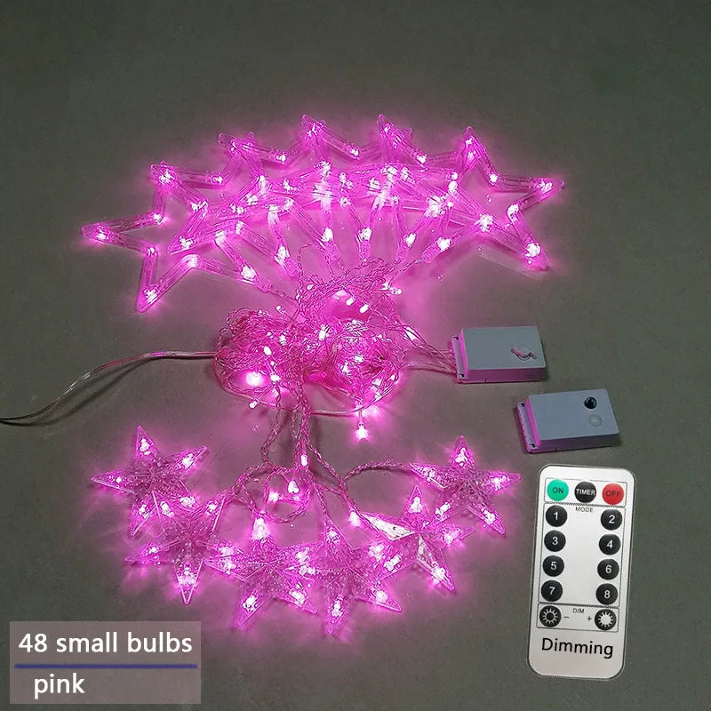 LED Star Garland - StarryGlow | Stornfield
