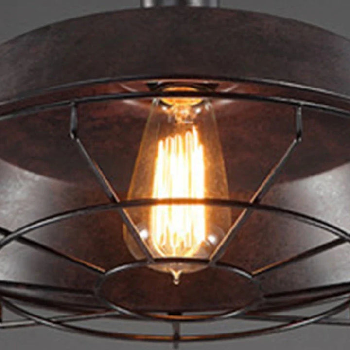 Stornfield | Vintage Loft Pendant Lamp: Retro Industrial Iron Chandelier for Living Room, Restaurant, Bar, Kitchen