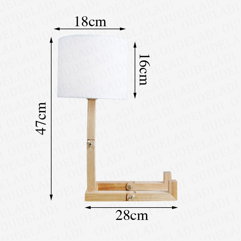 Thinker Wooden Robot Modern Night Lamp | Stornfield