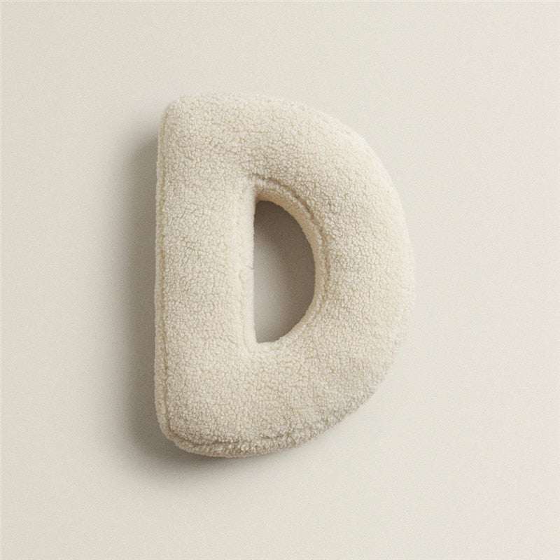 Stornfield | Fleece Alphabet Letter F Cushion