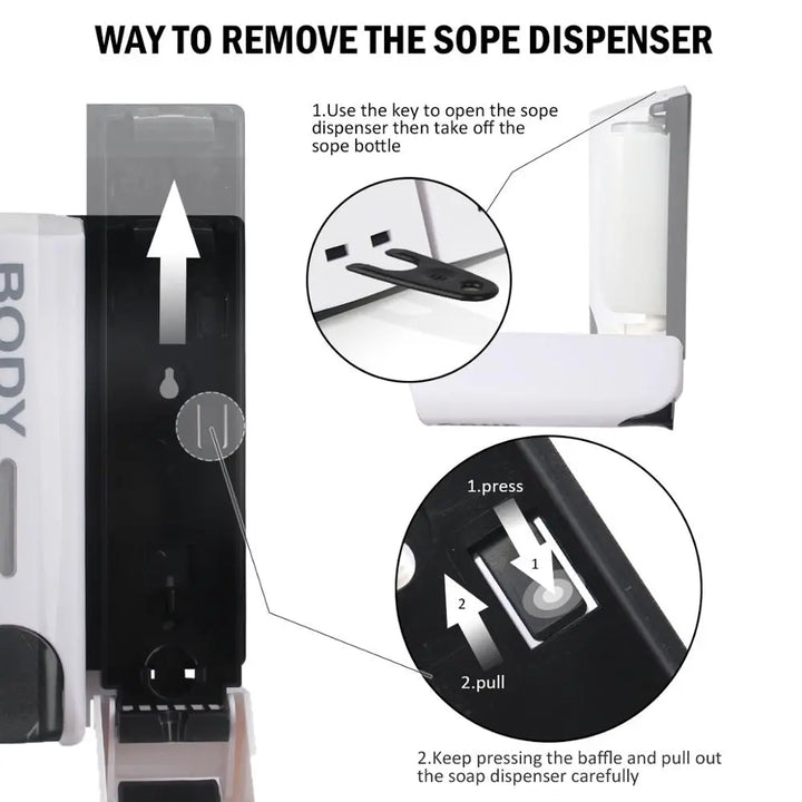 Stornfield | Wall-Mounted Shower Dispenser