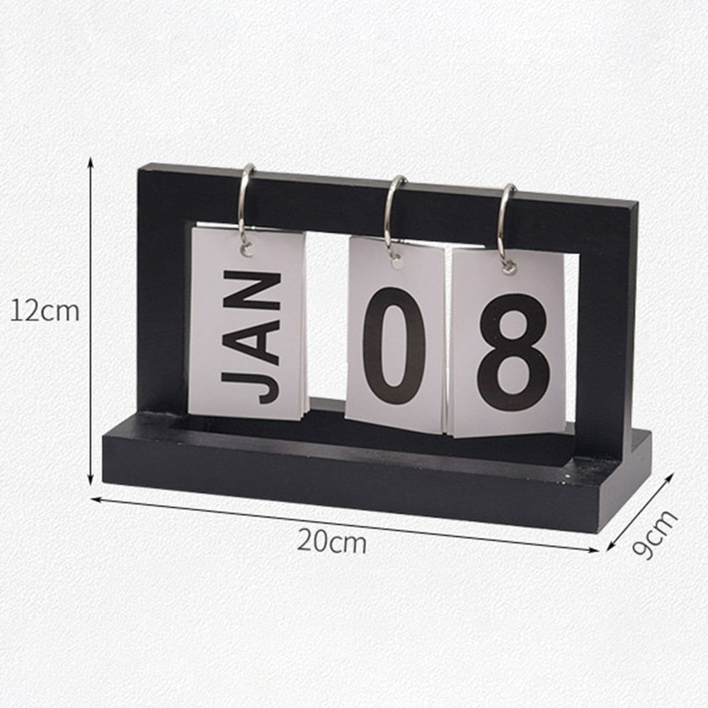 Wooden Flip Desktop Daily Calendar | Stornfield