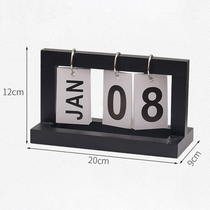 Wooden Flip Desktop Daily Calendar | Stornfield