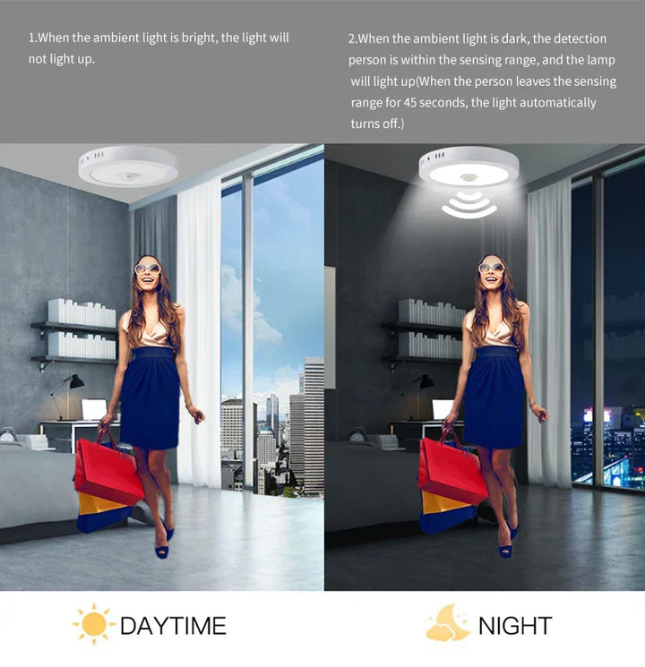 Stornfield | Motion Sensor LED Ceiling Lights - Smart Lighting for Your Home