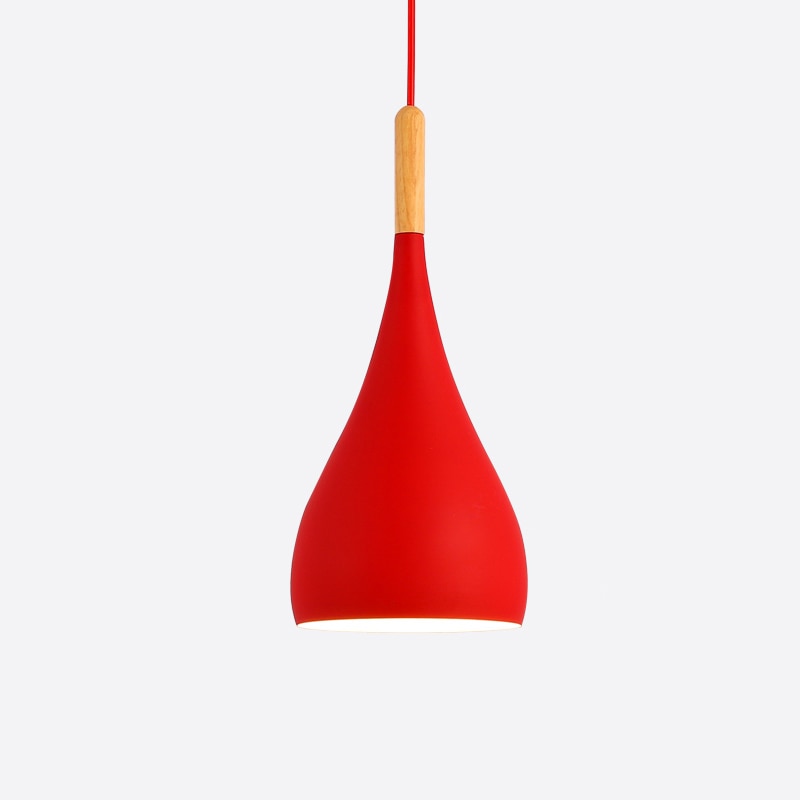 Stornfield | Talon - Modern Wooden Teardrop Pendant Light Scandinavian Ceiling Light