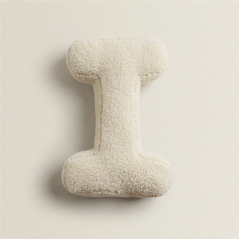 Stornfield | Fleece Alphabet Letter F Cushion