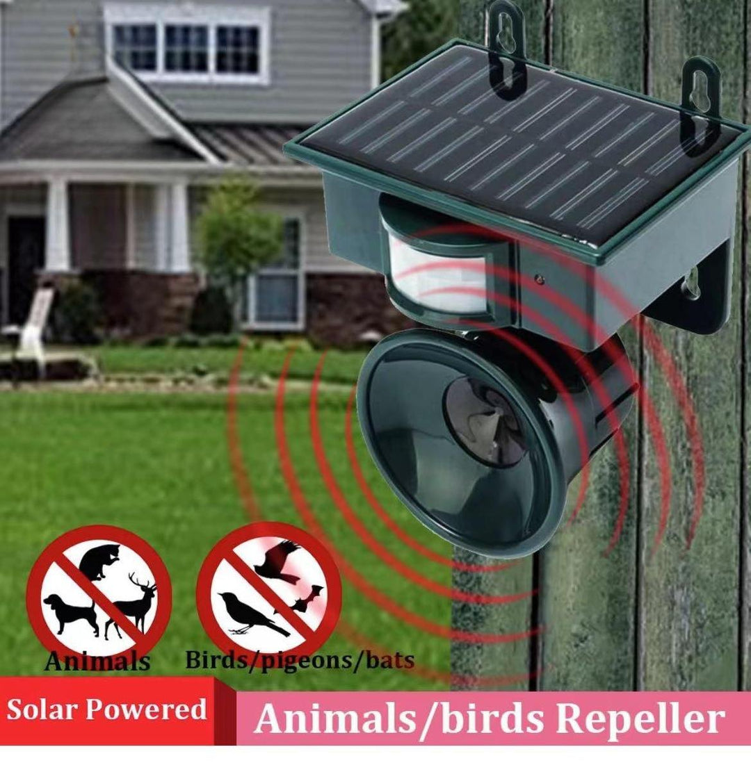 Stornfield | TerraGuard – Weatherproof Solar Bird Repeller with PIR Motion Sensor & Natural Sound Deterrent