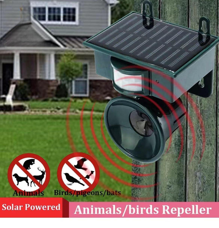 Stornfield | TerraGuard – Weatherproof Solar Bird Repeller with PIR Motion Sensor & Natural Sound Deterrent