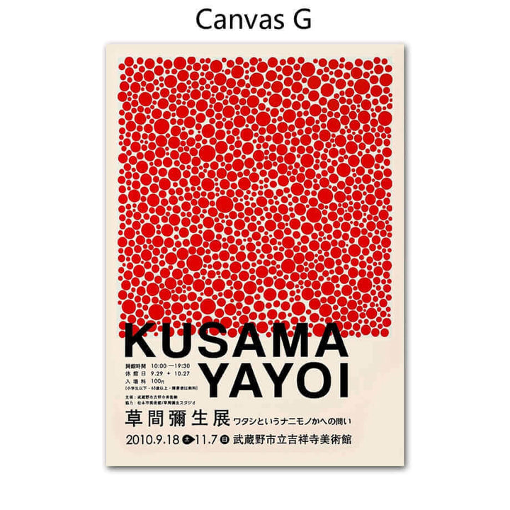 Stornfield | Yayoi Kusama Abstract Premium Poster
