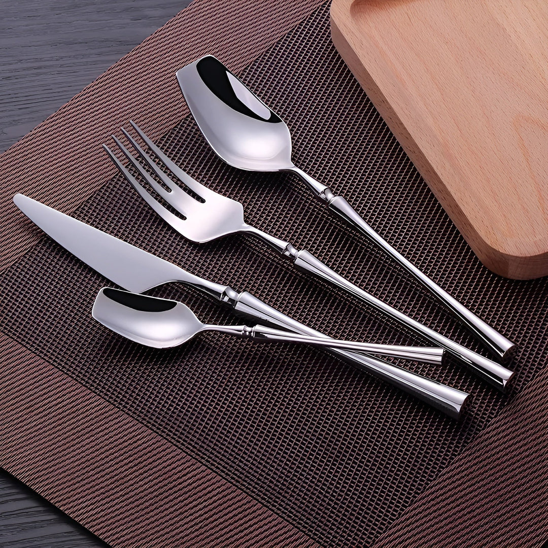 Cutlery set made of stainless steel – DuraStornfielde and Elegant | Perfect for everyday & guests | Stornfield
