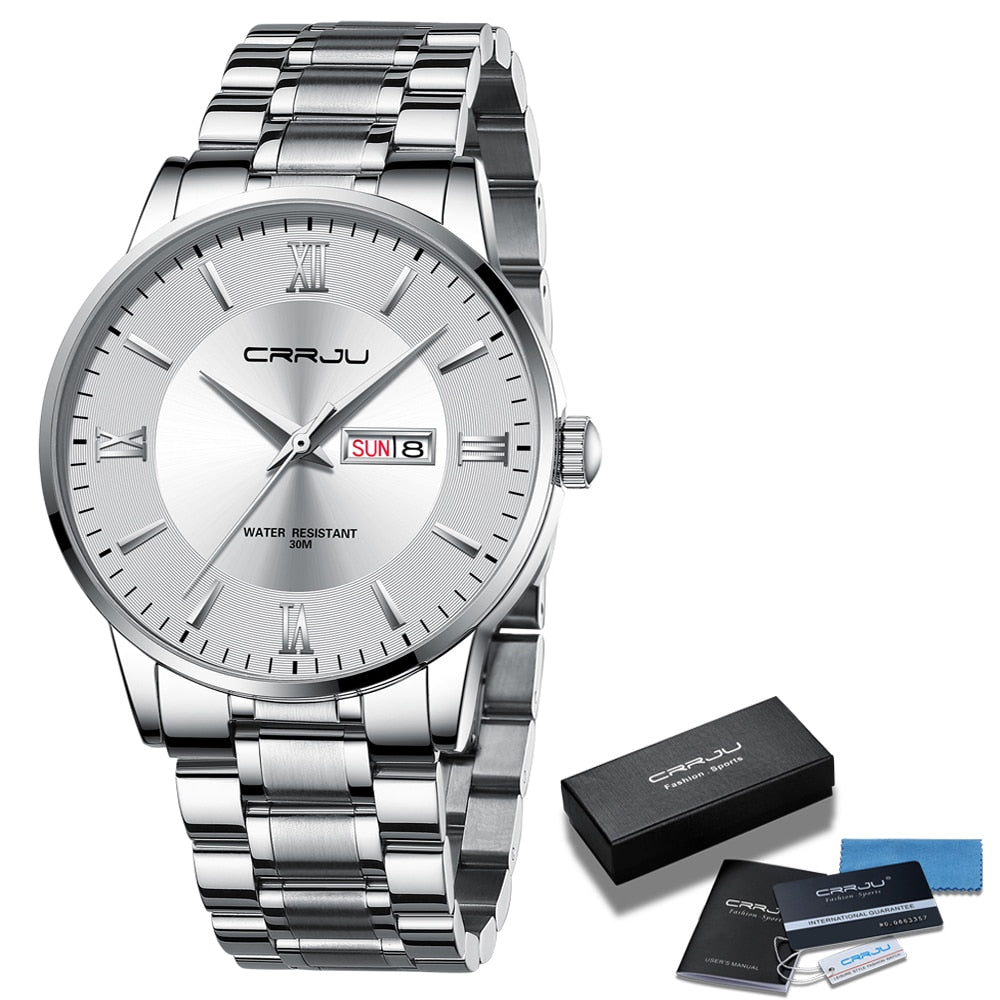 Stornfield | Men's Luxury Waterproof Sports Watch – Stainless Steel Quartz Chronograph