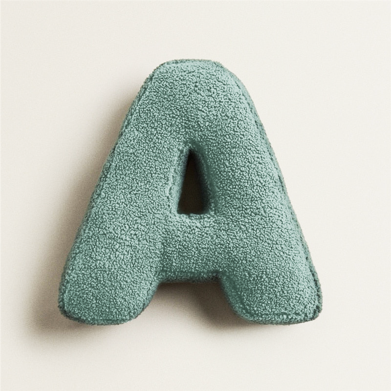 Stornfield | Fleece Alphabet Letter F Cushion