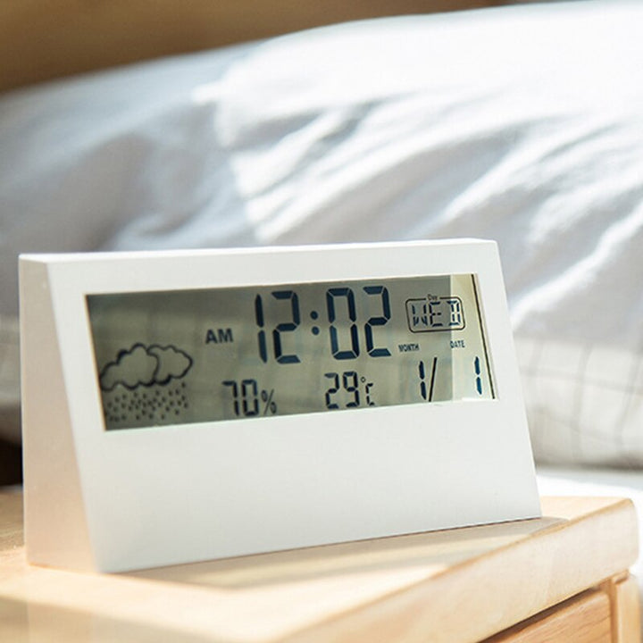 Transparent Crystal Vision Multifunctional Desktop Clock | Stornfield