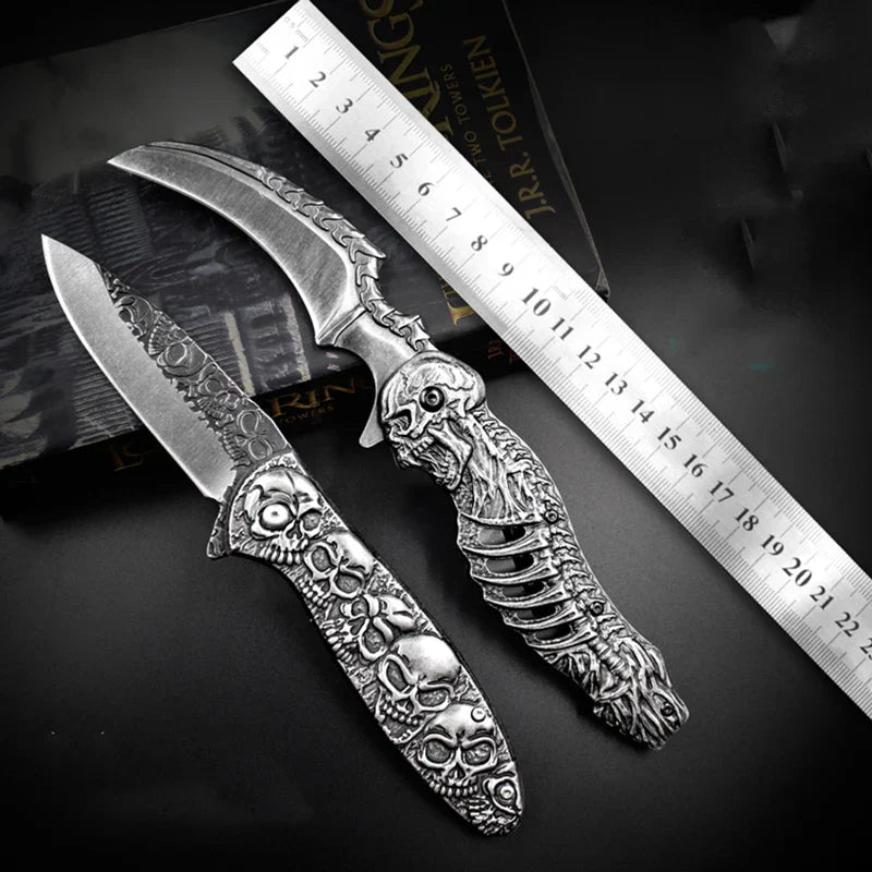 Tactical Nigh Skull Foldable Pocket Knife | Stornfield