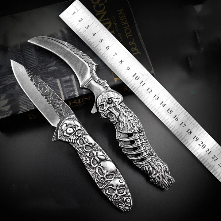 Tactical Nigh Skull Foldable Pocket Knife | Stornfield
