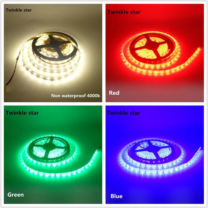 Stornfield | 5M Waterproof LED Strip Light in Warm White and Cool White