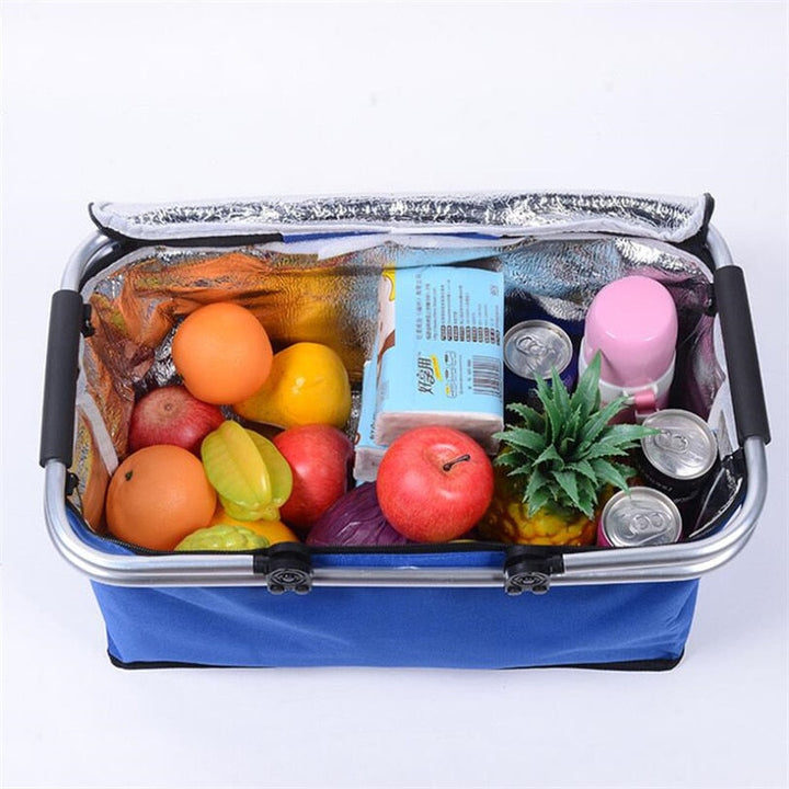 Travel Fresh Cooler Foldable Camping Basket | Stornfield