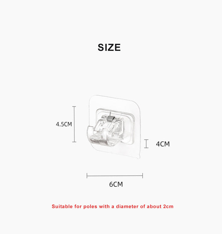 Self Adhesive Curtain Rod Holder | Stornfield