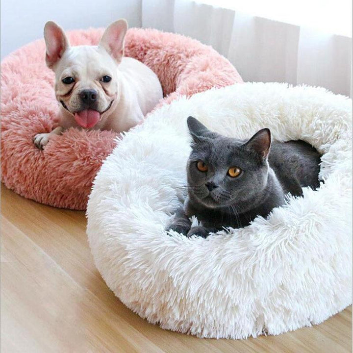 Stornfield | Donut Lit pour Chien en Peluche Calmant pour Chiens Petit à Grand