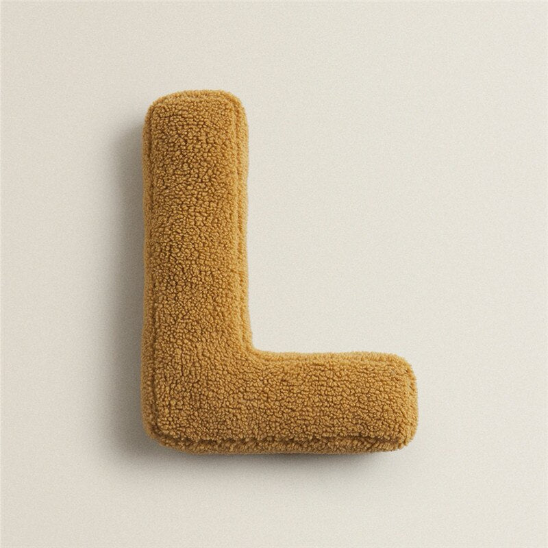 Stornfield | Fleece Alphabet Letter F Cushion