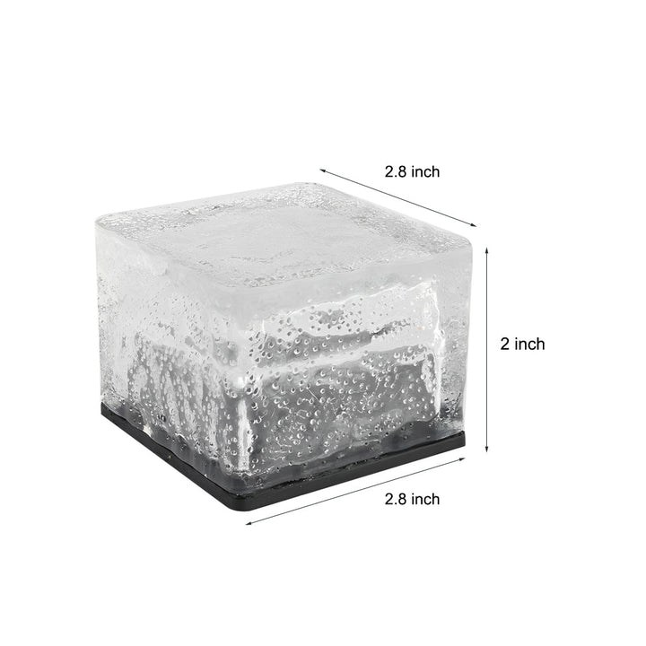 Square Creative Ice Stornfieldock LED Waterproof Smart Solar Outdoor Lighting | Stornfield
