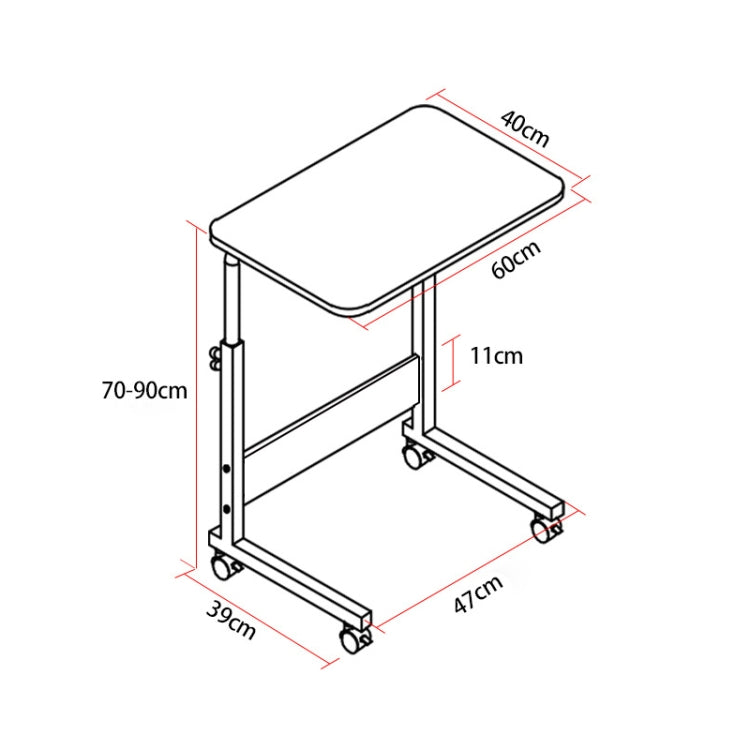 Stornfield | Detachable Portable Bedside Table in Wood Grain Finish