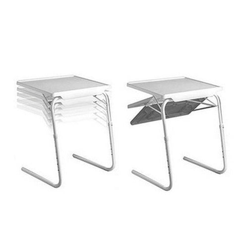 Stornfield | Plastic steel tube support lifting bar multi-functional portable folding laptop table, height adjustable: 53-74 cm, angle adjustable: 30 degrees / 60 degrees / 90 degrees / 180 degrees