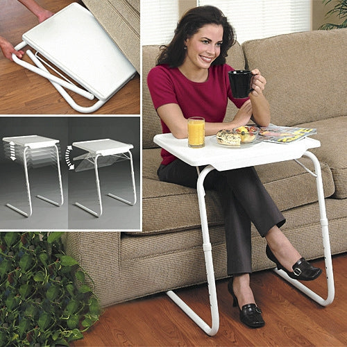 Stornfield | Plastic steel tube support lifting bar multi-functional portable folding laptop table, height adjustable: 53-74 cm, angle adjustable: 30 degrees / 60 degrees / 90 degrees / 180 degrees